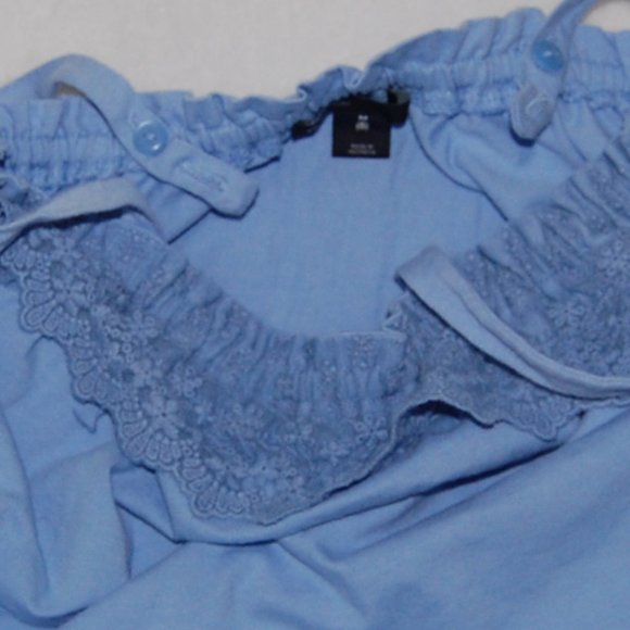 GAP Girls Size M (8), Periwinkle Blue Summer Dress with Adjustable Straps - Picture 7 of 7